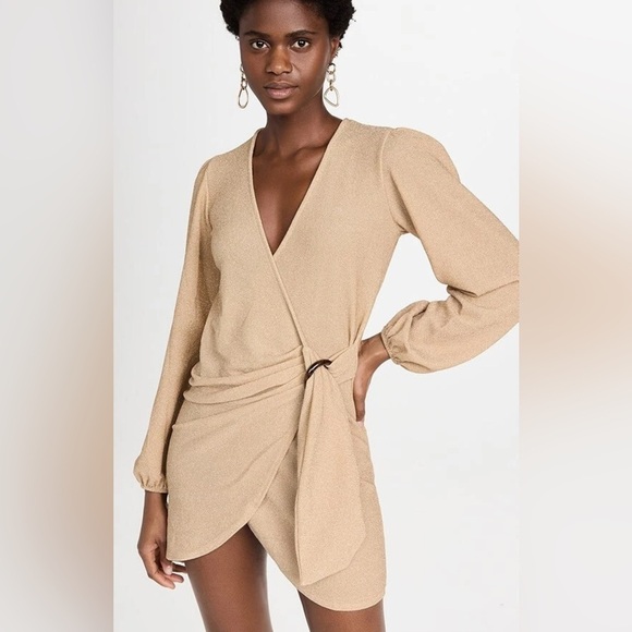 Beach Riot Other - Beach Riot Dixie Metallic Swim Cover Up Wrap Dress Size small